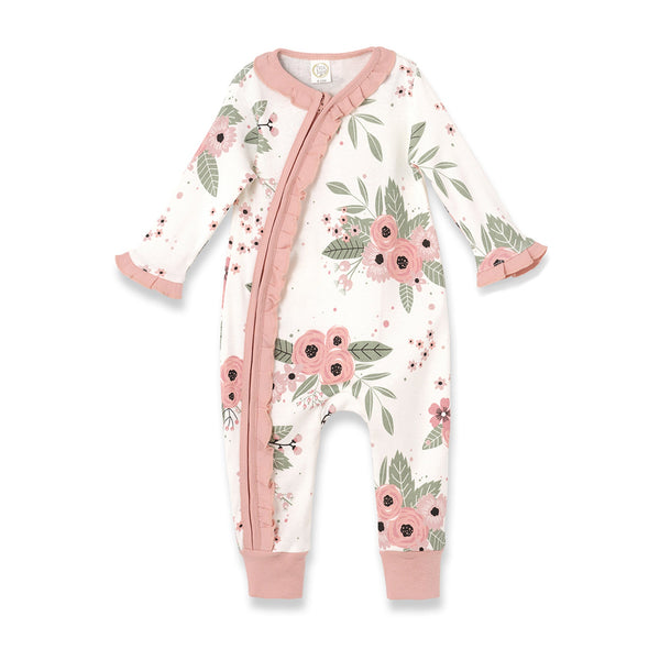 baby-girl-jardin-floral-romper Tesa Babe - Sophia's StyleBaby Girl Clothes-1